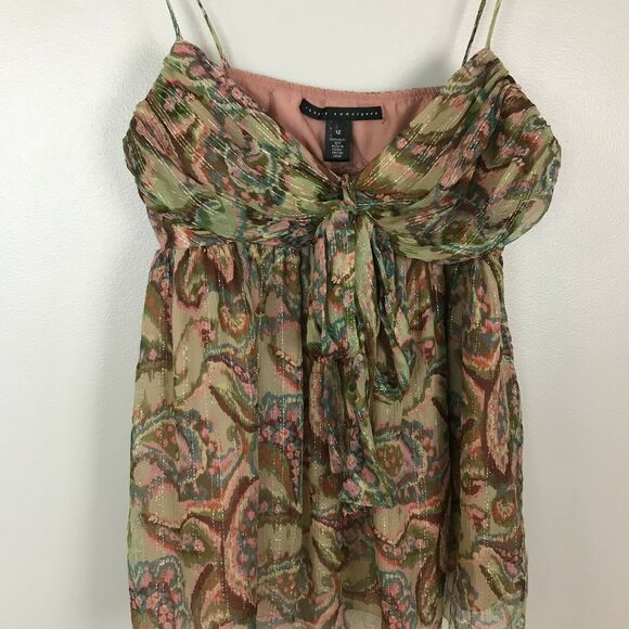 Robert Rodriguez silk Paisley Camisole Top - Picture 2 of 6